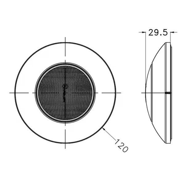 4.7 inch 18W 1440LM Led Interior Light  Durable PolyLEDbonate Lens Easy to Install - Image 5