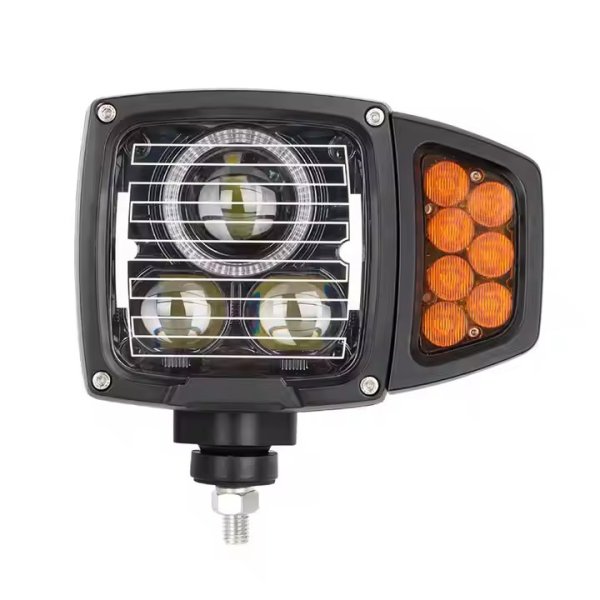 9inch LED Heated Snow Plow Headlights IP68 Heated LED Anti-icing LED Combination Headlight - Image 2