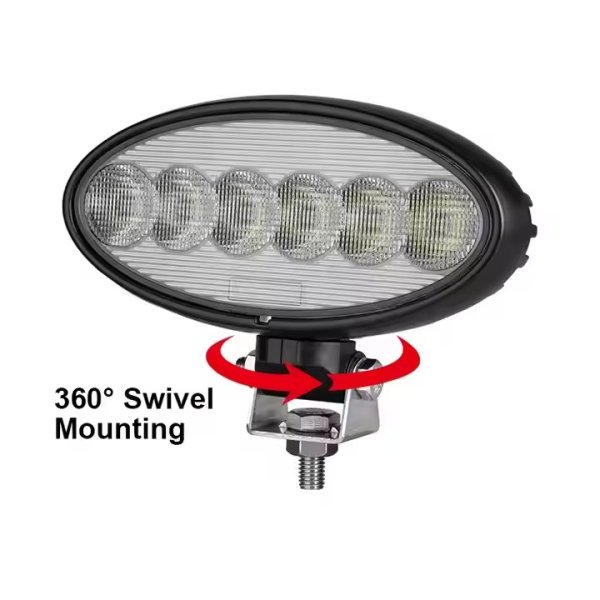 7inch 60W Oval LED work light tractor light John Deere ,Case IH,JCB