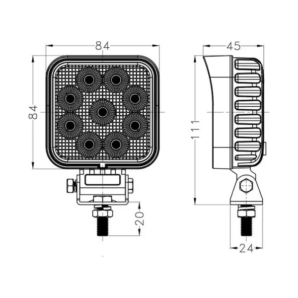 36W R10 LED WORK LAMP - Image 4