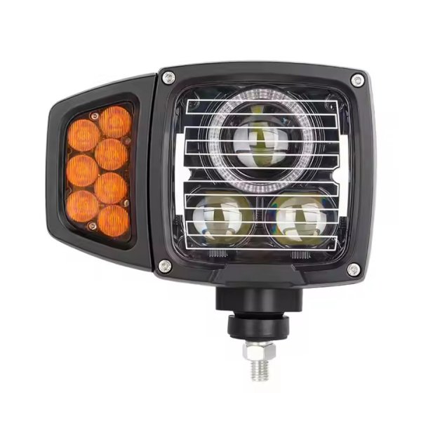 9inch LED Heated Snow Plow Headlights IP68 Heated LED Anti-icing LED Combination Headlight