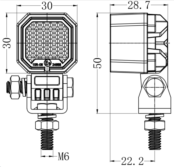 1.2 inch 5W Mini LED Work Light R10 - Image 5