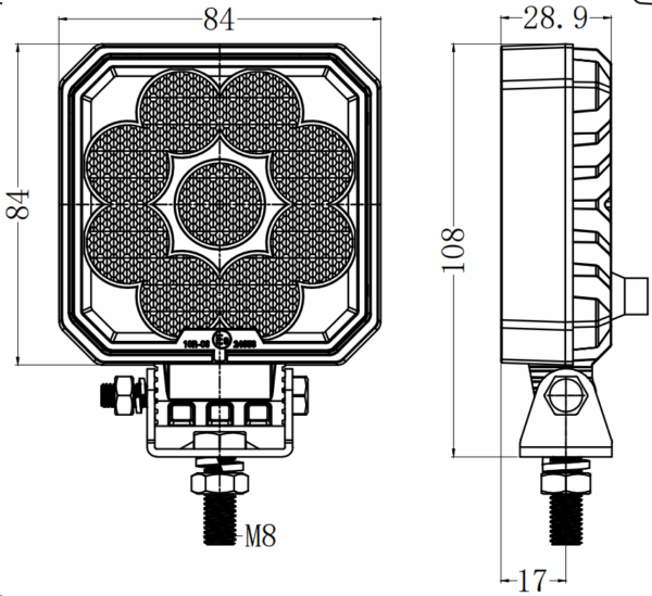 3 inch 36W New LED Work Light R10 IP68 3065lm - Image 5