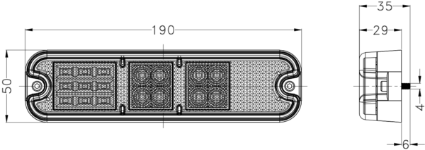 R10 24W /1960lm/10-110V Tail Light Reverse+steering+driving+braking beam pattern - Image 3