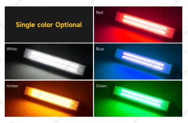 12Inch 46w High Output 9-32V Led Scene Light Waterproof Rv Lights Trailer Led Light R10 45degrees - Image 5